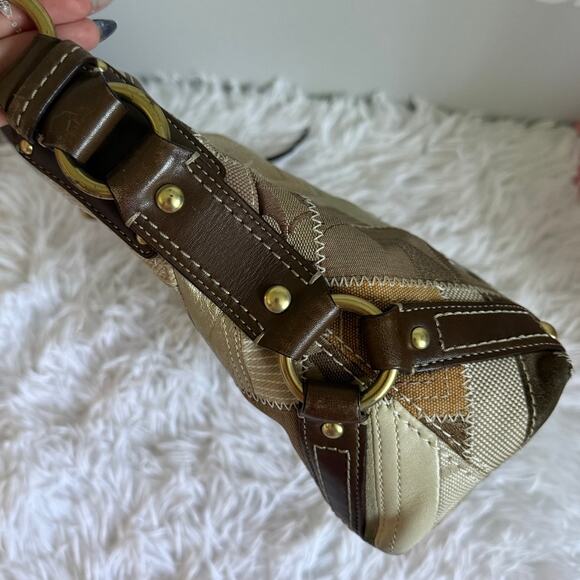 Y2K Coach 12523 Carly Signature Patchwork Hobo Bag Shoulder Bag - Picture 7 of 12